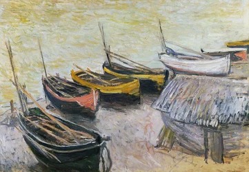 Boote am Strand, 1883